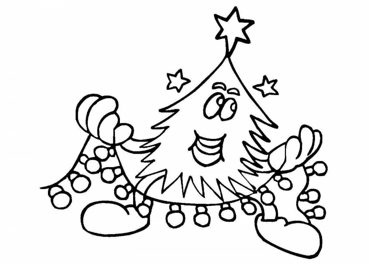 Adorable garland coloring book for kids