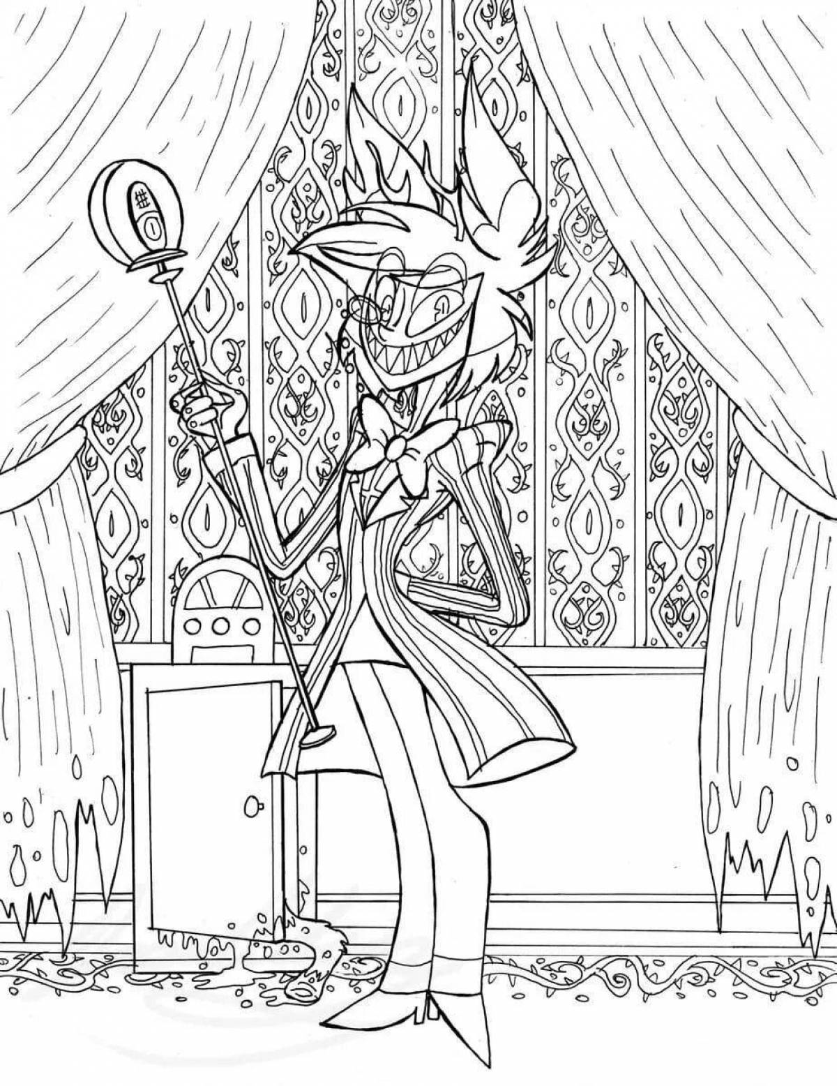 Charlie jolly coloring page