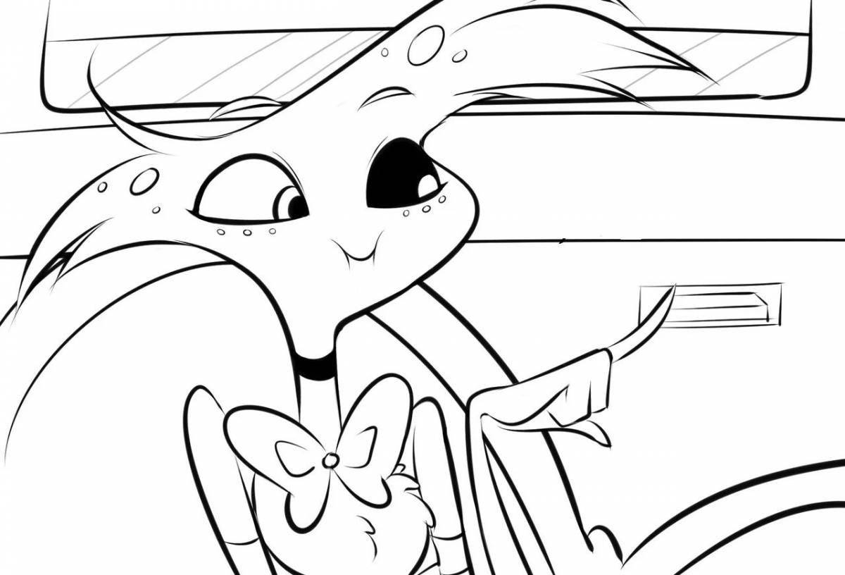 Sunny Charlie coloring page