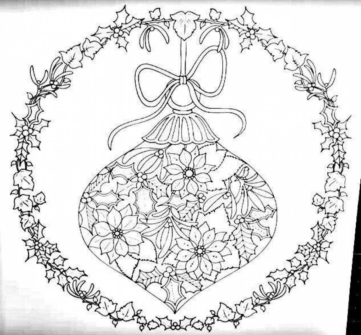 Glorious Christmas miracles coloring page