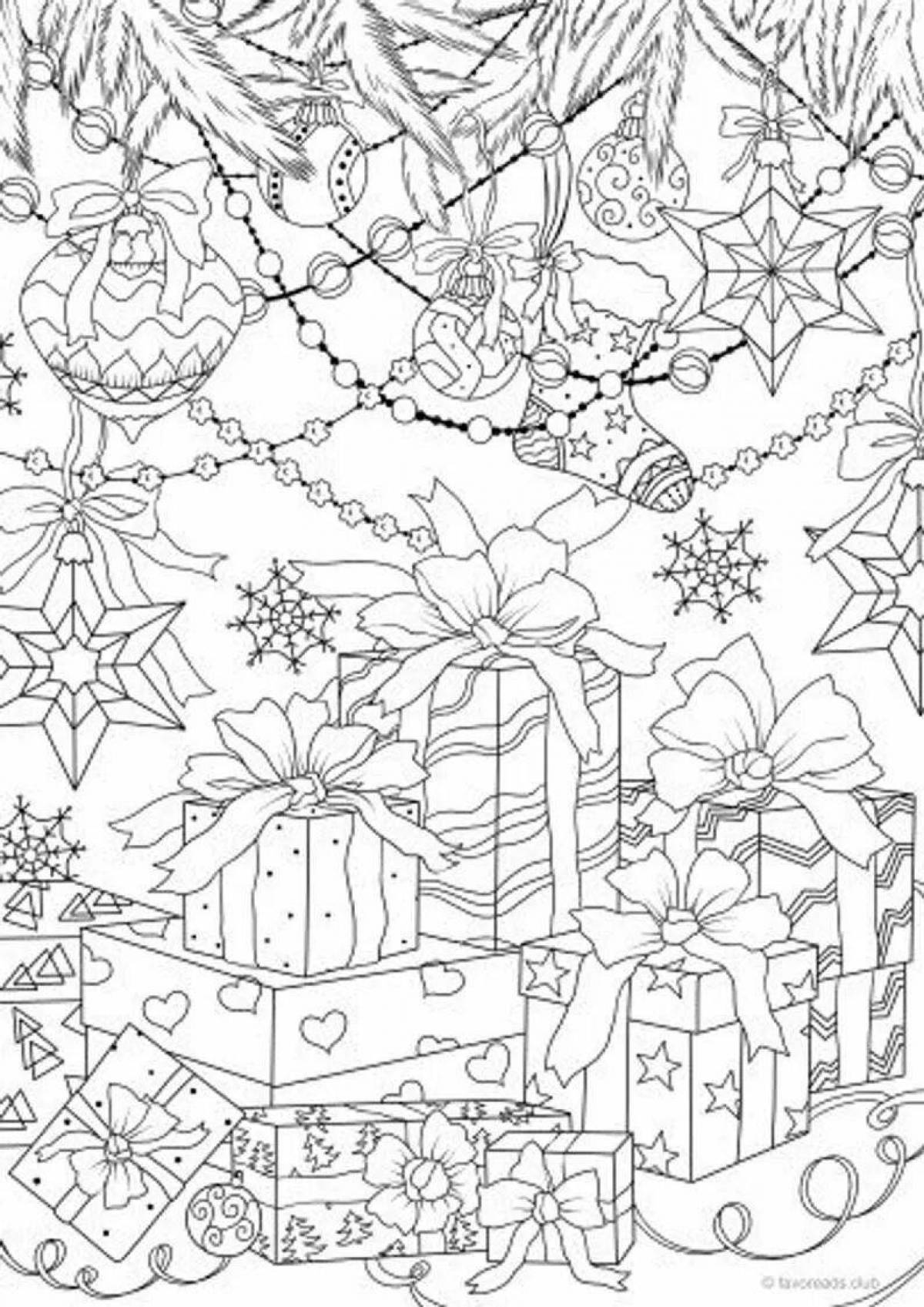 Amazing Christmas Wonder Coloring Pages