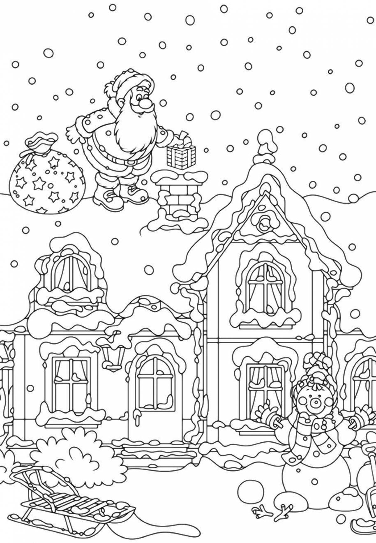 Coloring great Christmas miracles