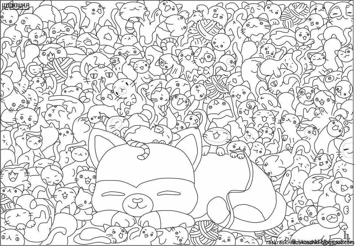 Creative a3 coloring page