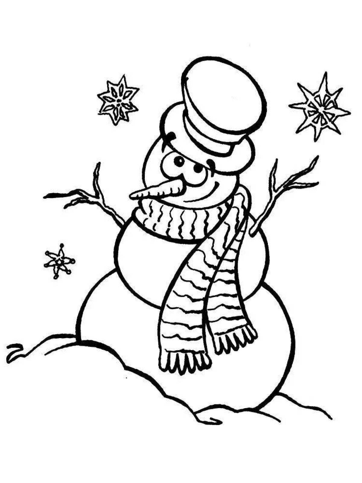 Fabulous Christmas coloring book for children