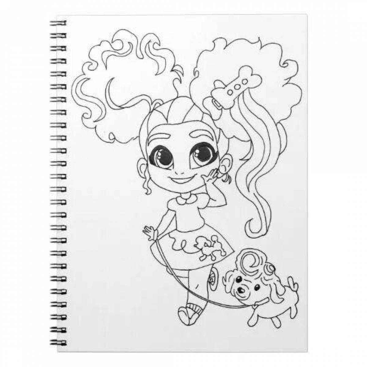 Hairdorables coloring page