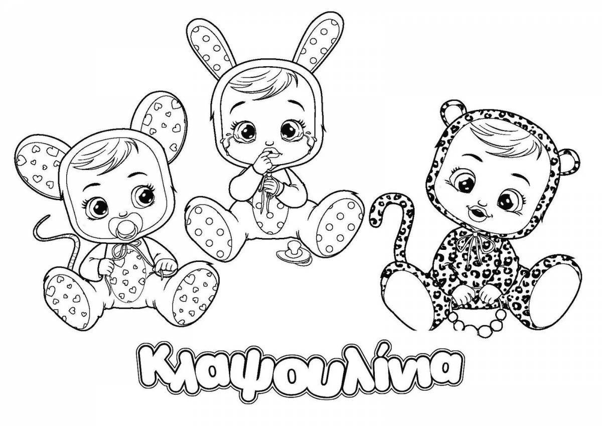 Раскраска Раскраска lovely kreis baby