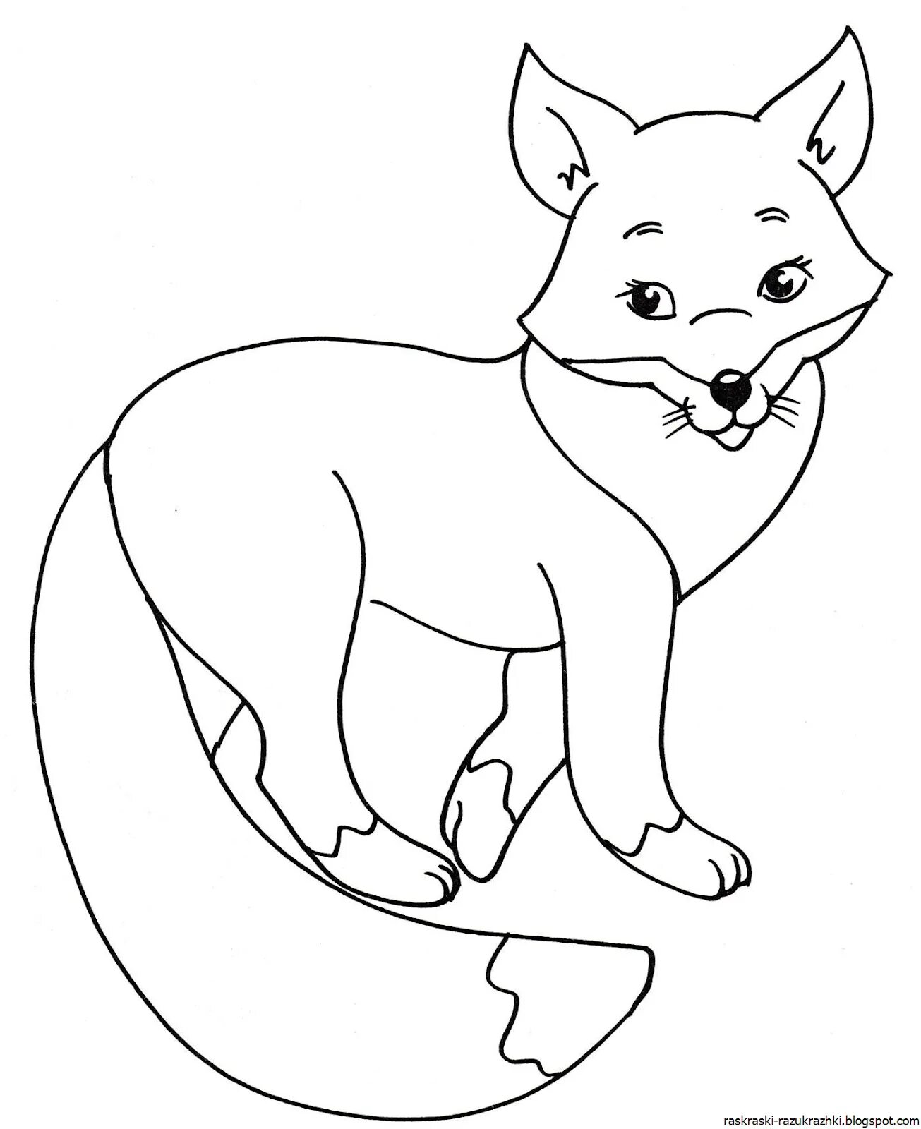 Zany fox coloring book for kids