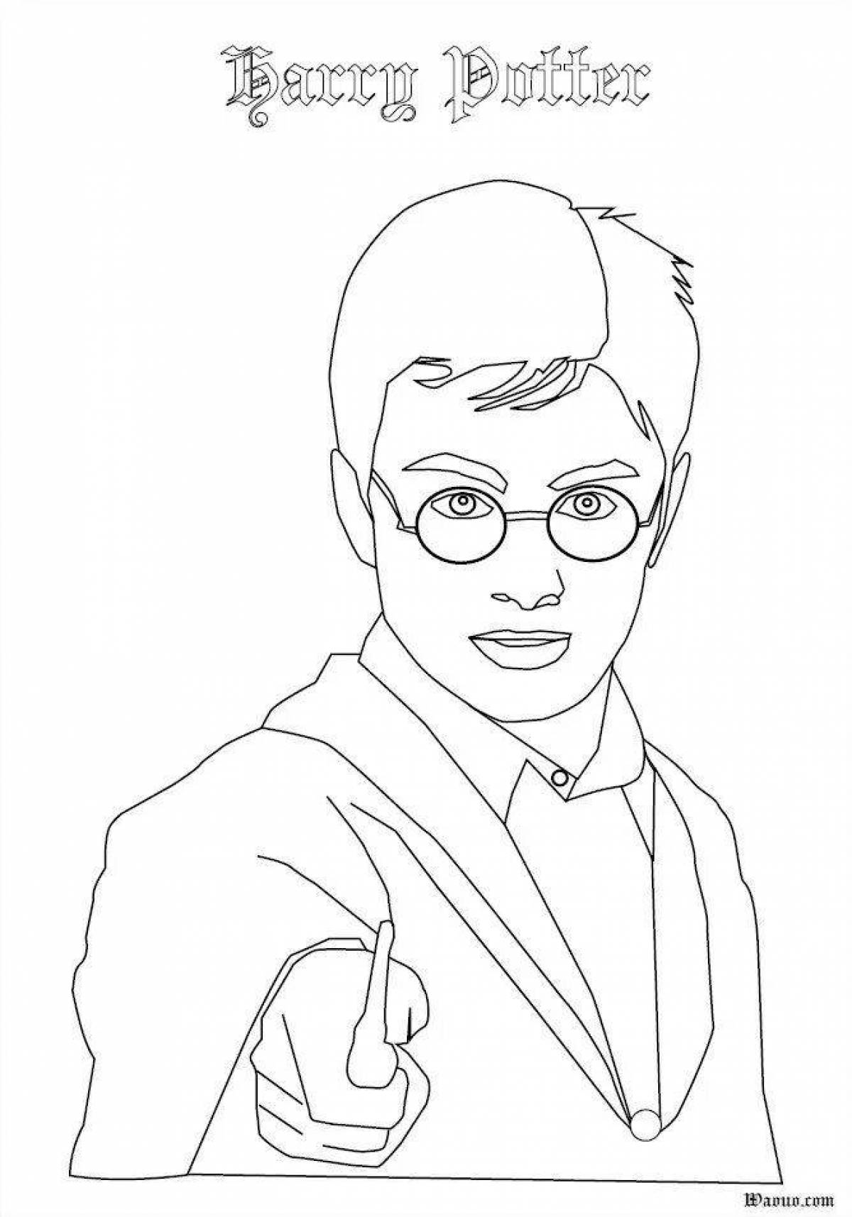 Coloring exalted light harry potter