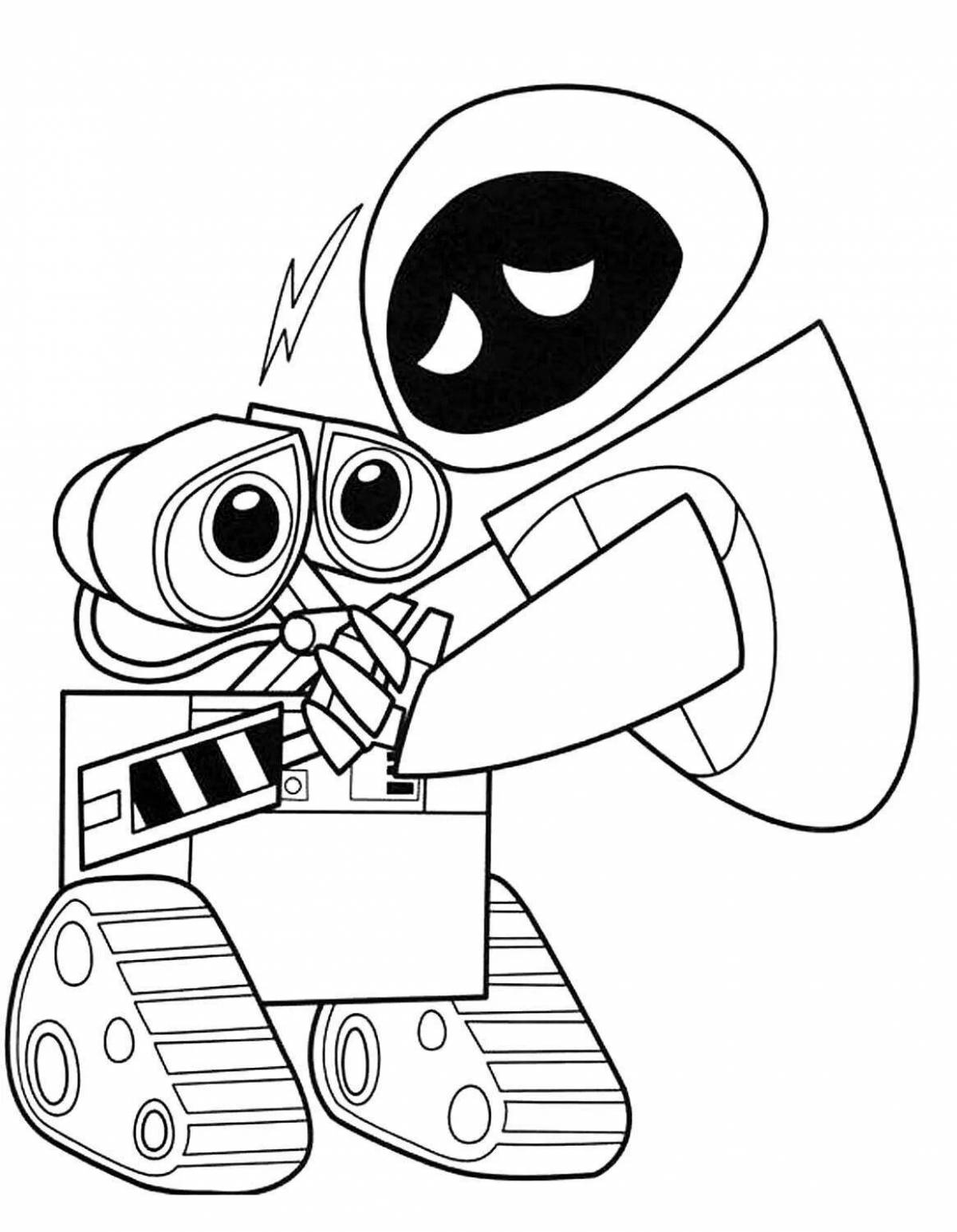 Glorious Robot Valley coloring page