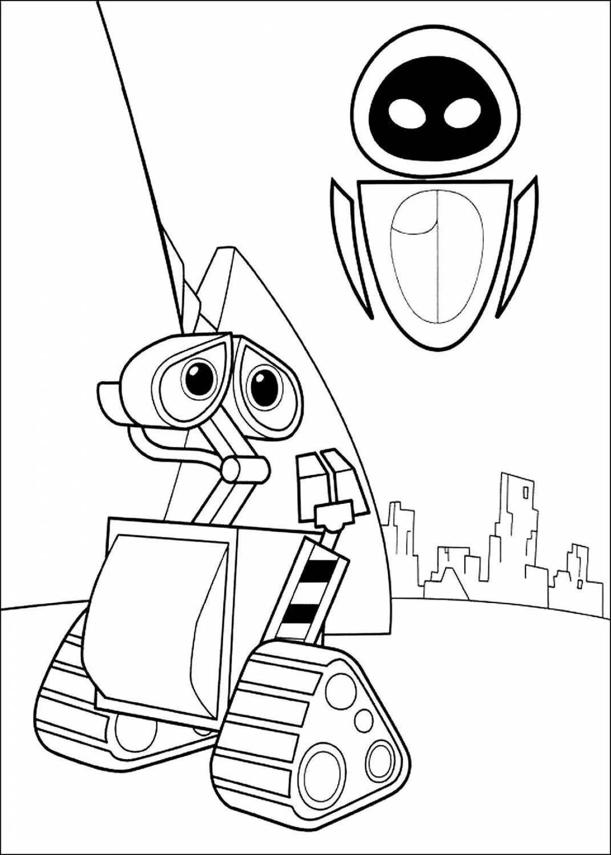 Robot Valley Inspirational Coloring Page