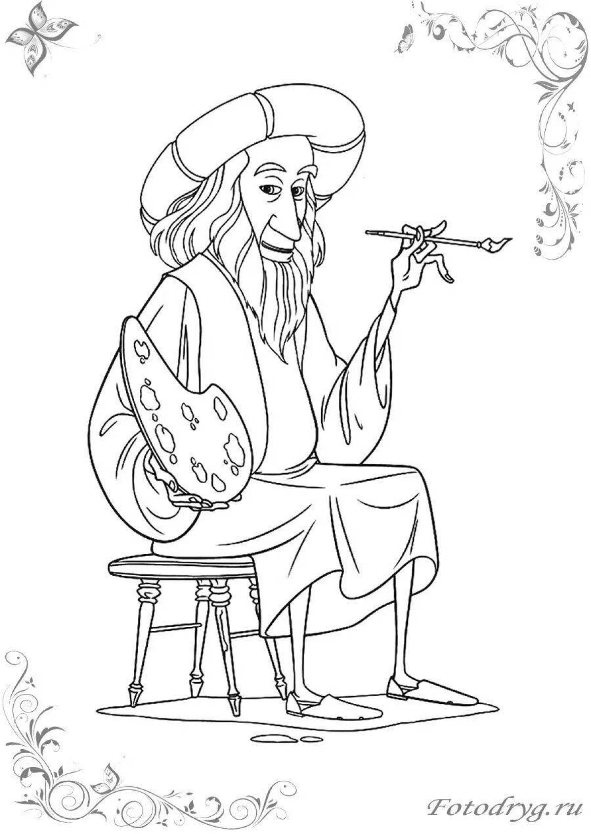 Adorable coloring book for kids