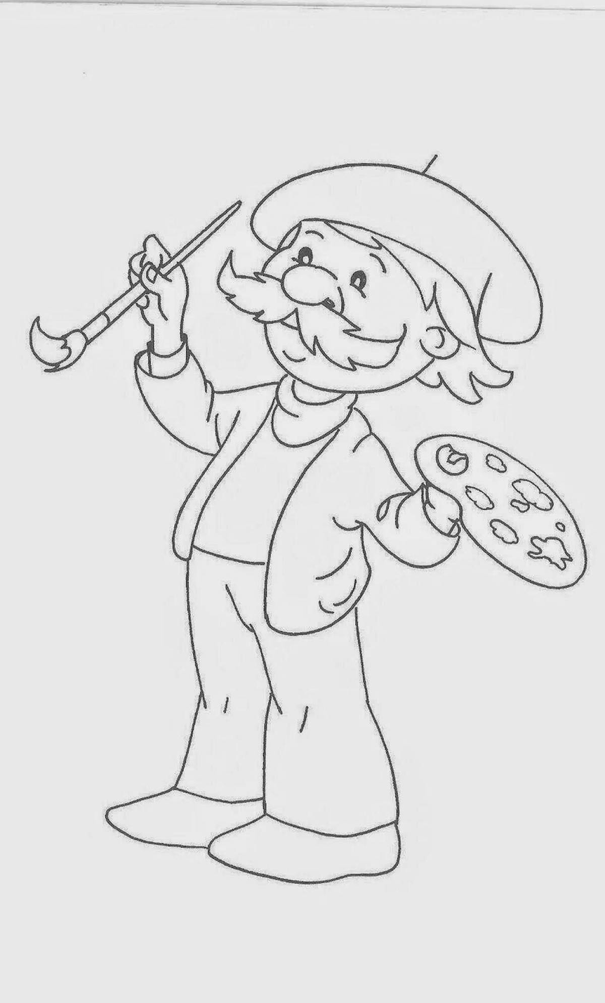 Colourful coloring for children