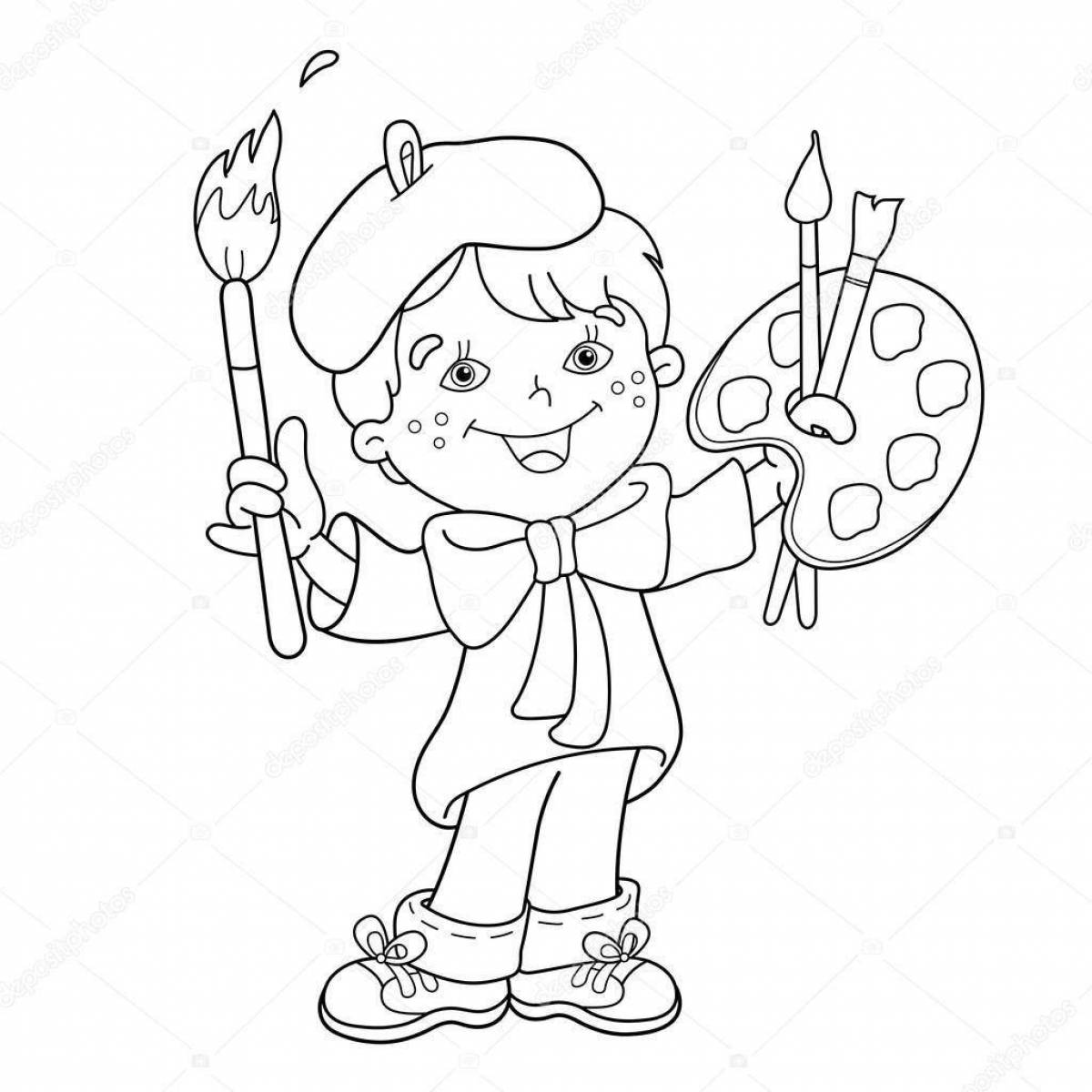 Colored book for children