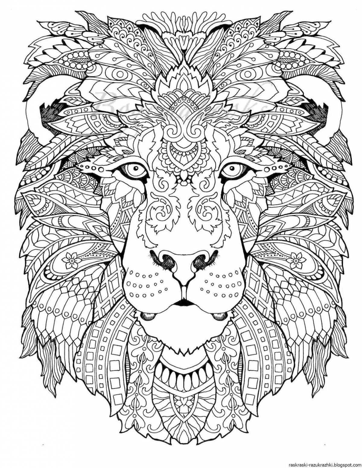 Stylish coloring book