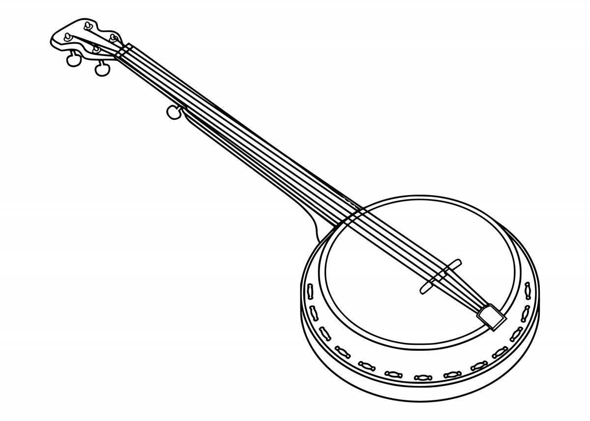 Банджо рисунок для детей