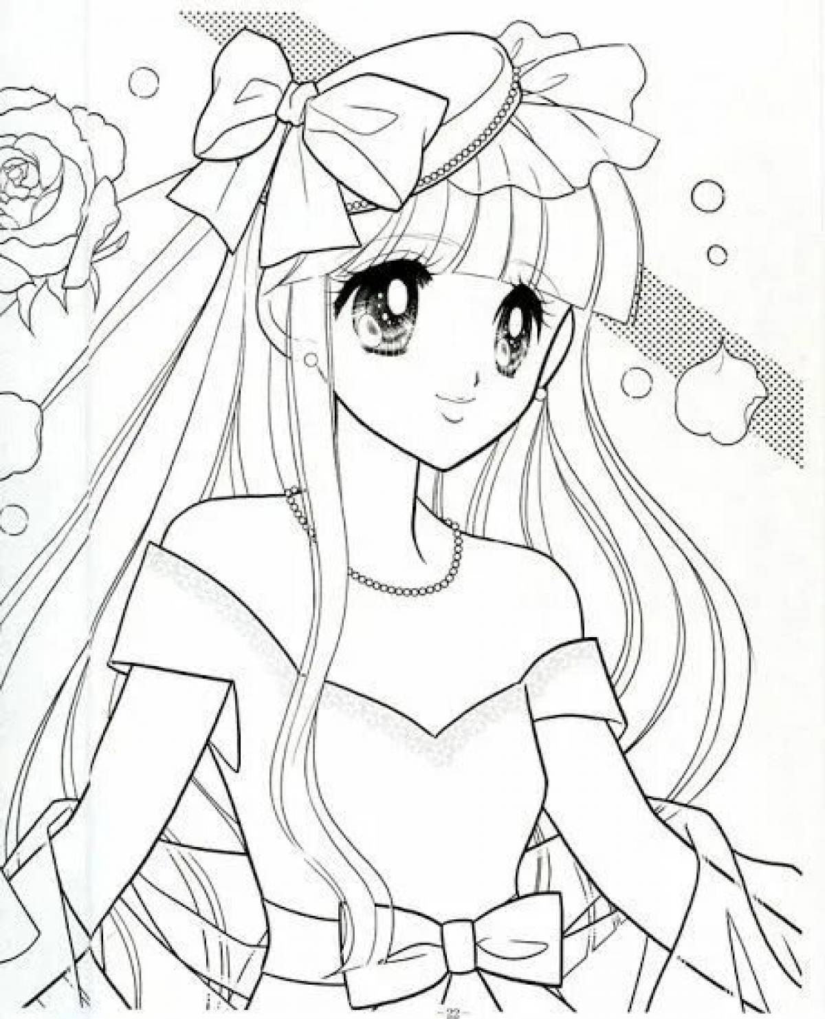 Luxury 18 years old anime coloring book