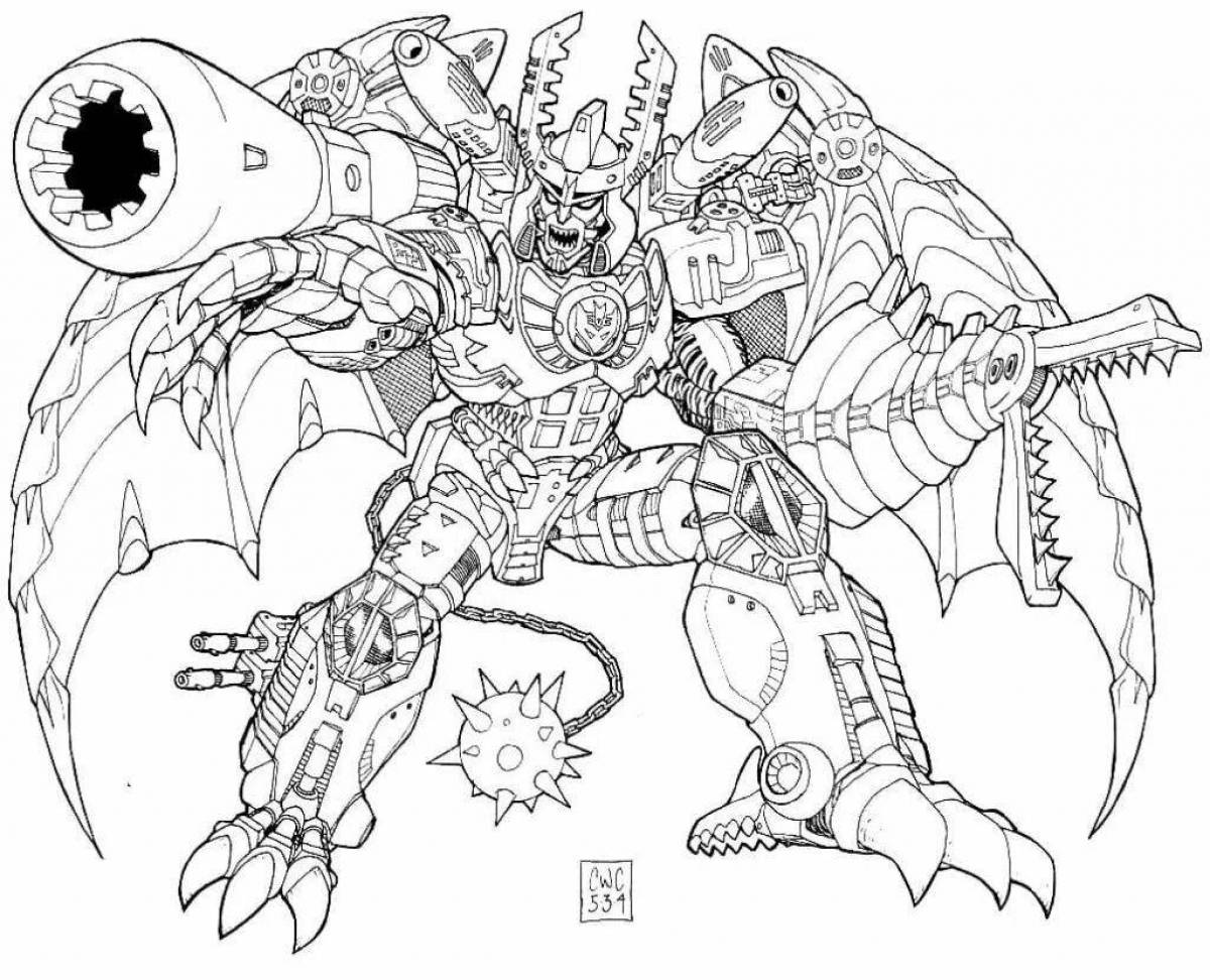 Monster boy coloring book