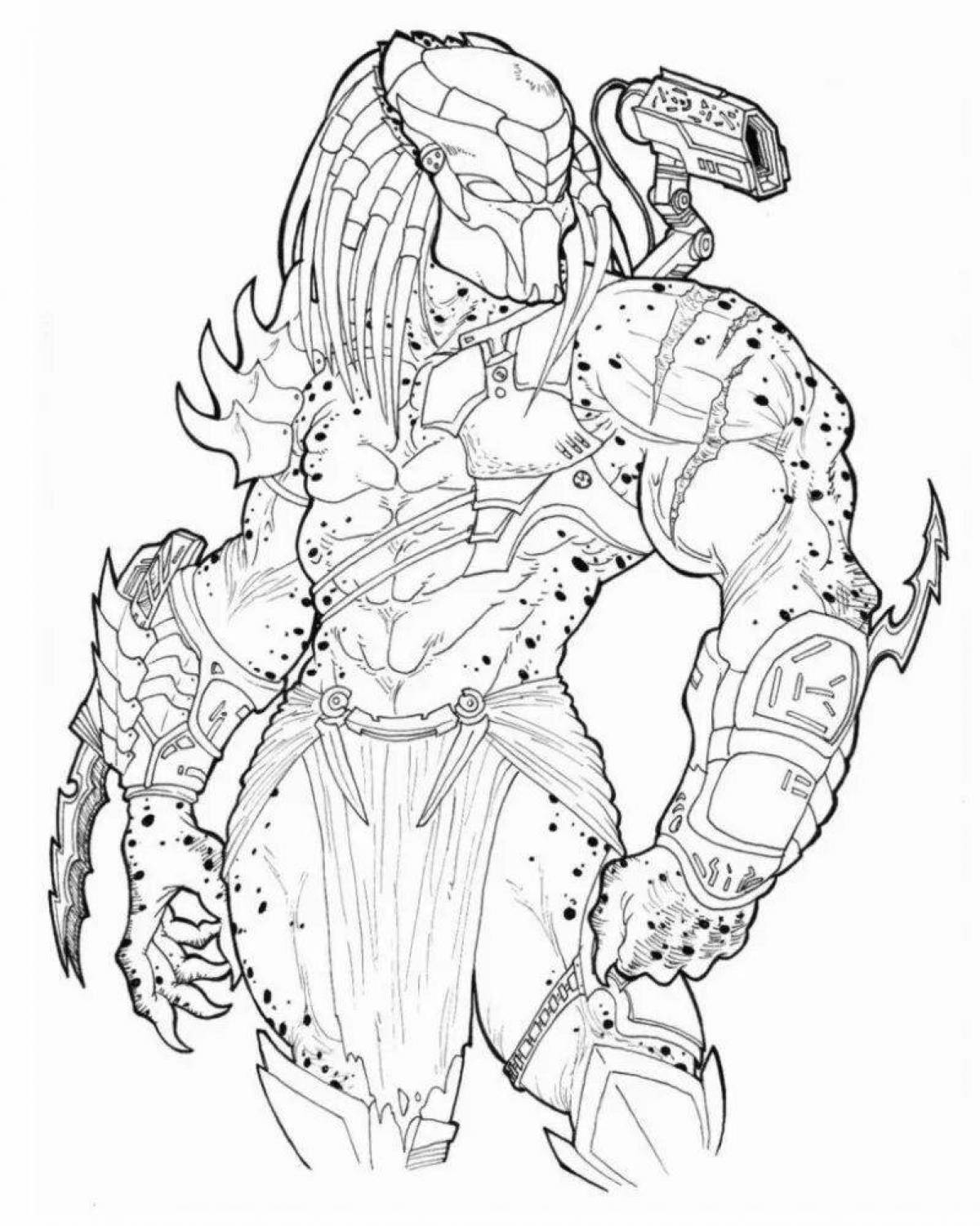 Coloring fun boys monsters