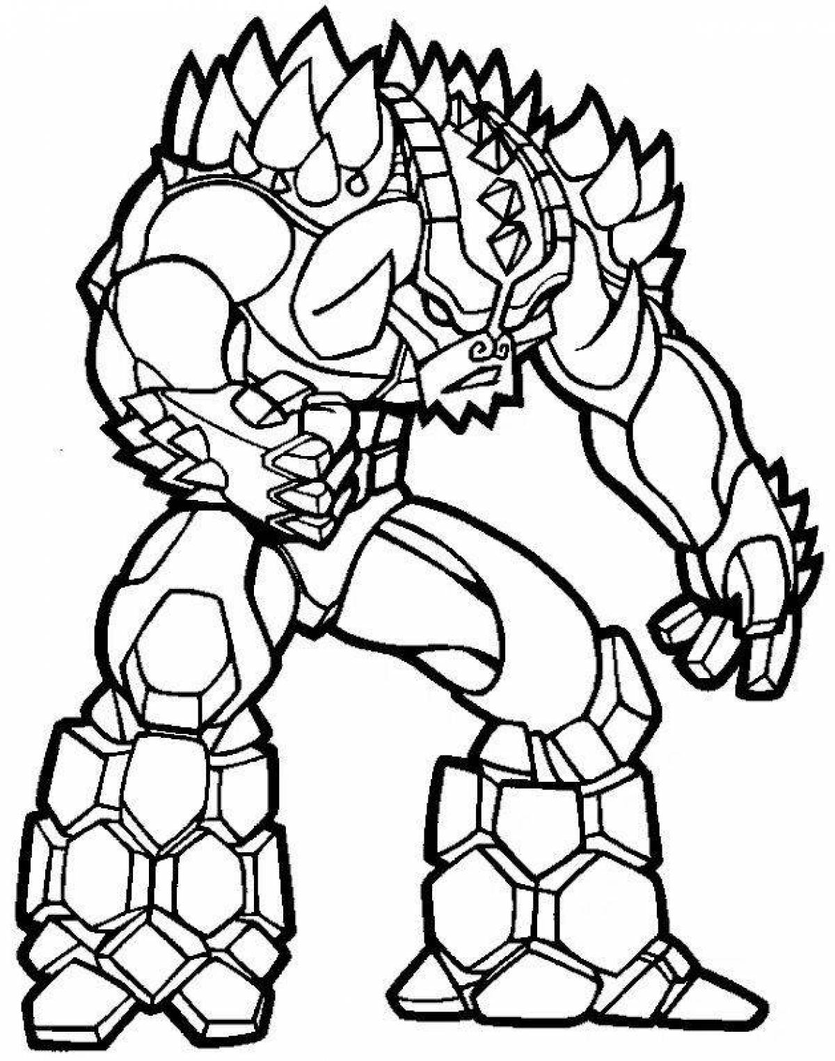 Creative monster boys coloring pages