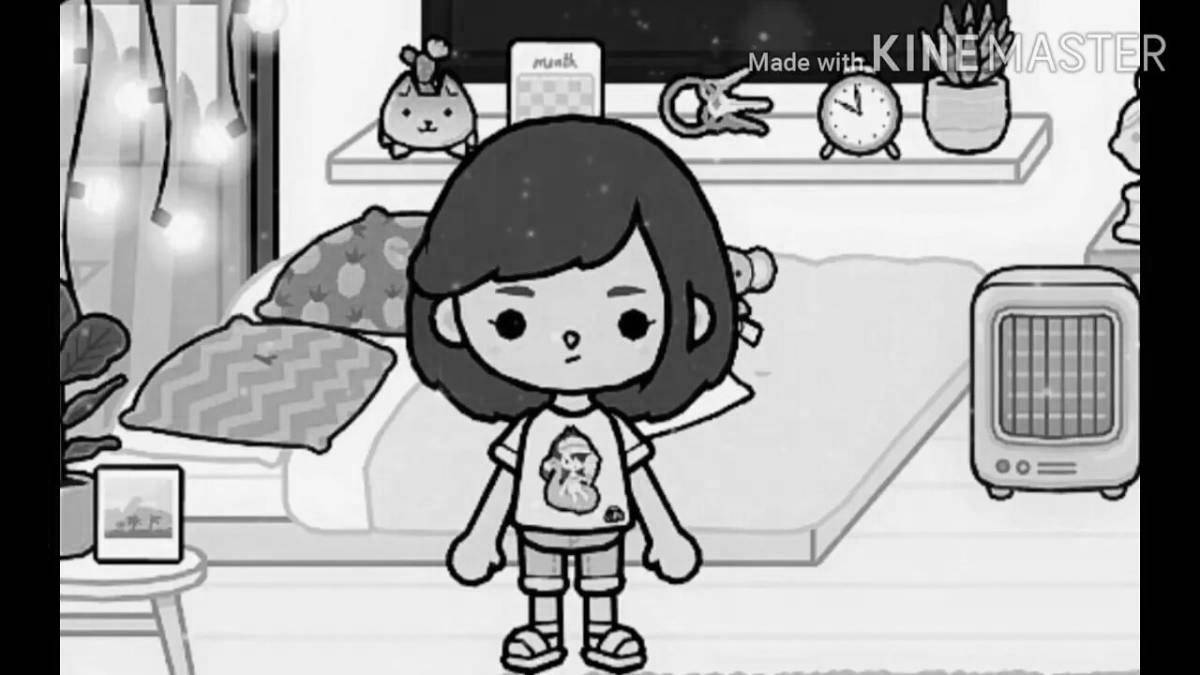 Emotes kindly coloring page