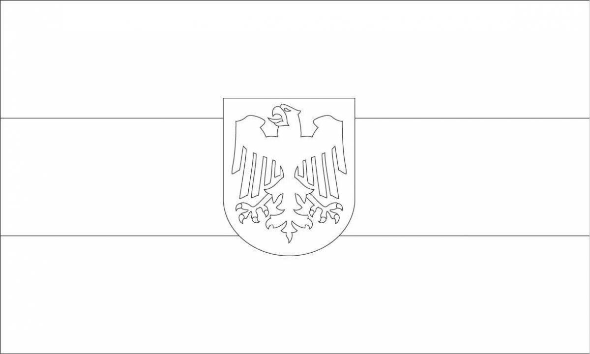 Richly shaded flag of the Russian Empire