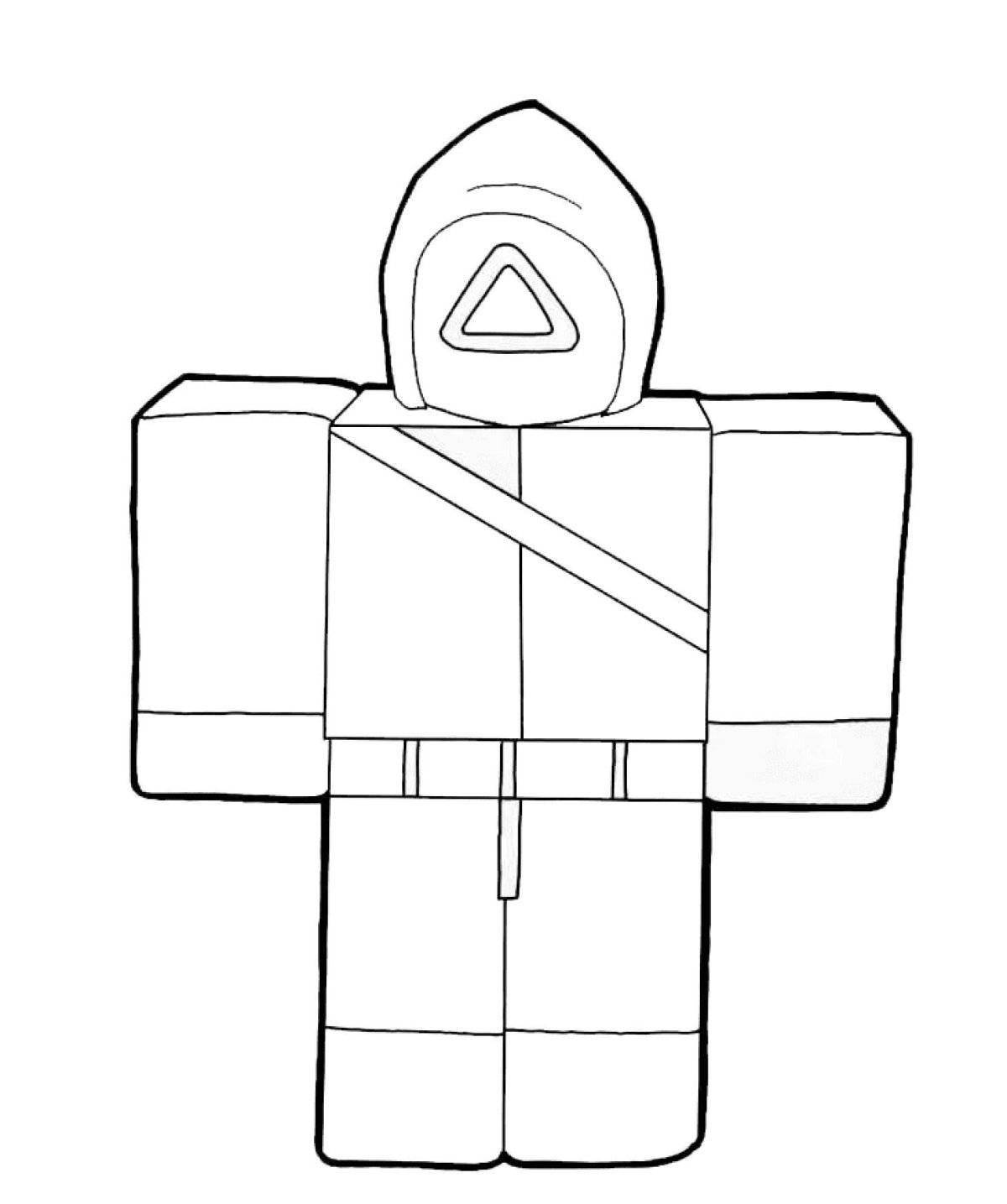Sweet skins roblox girls coloring page