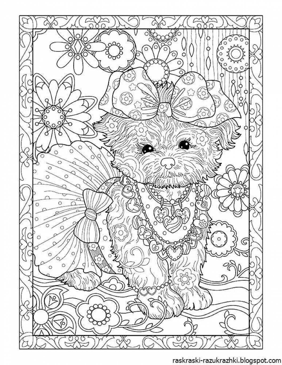 Amazing coloring pages beautiful animals for girls