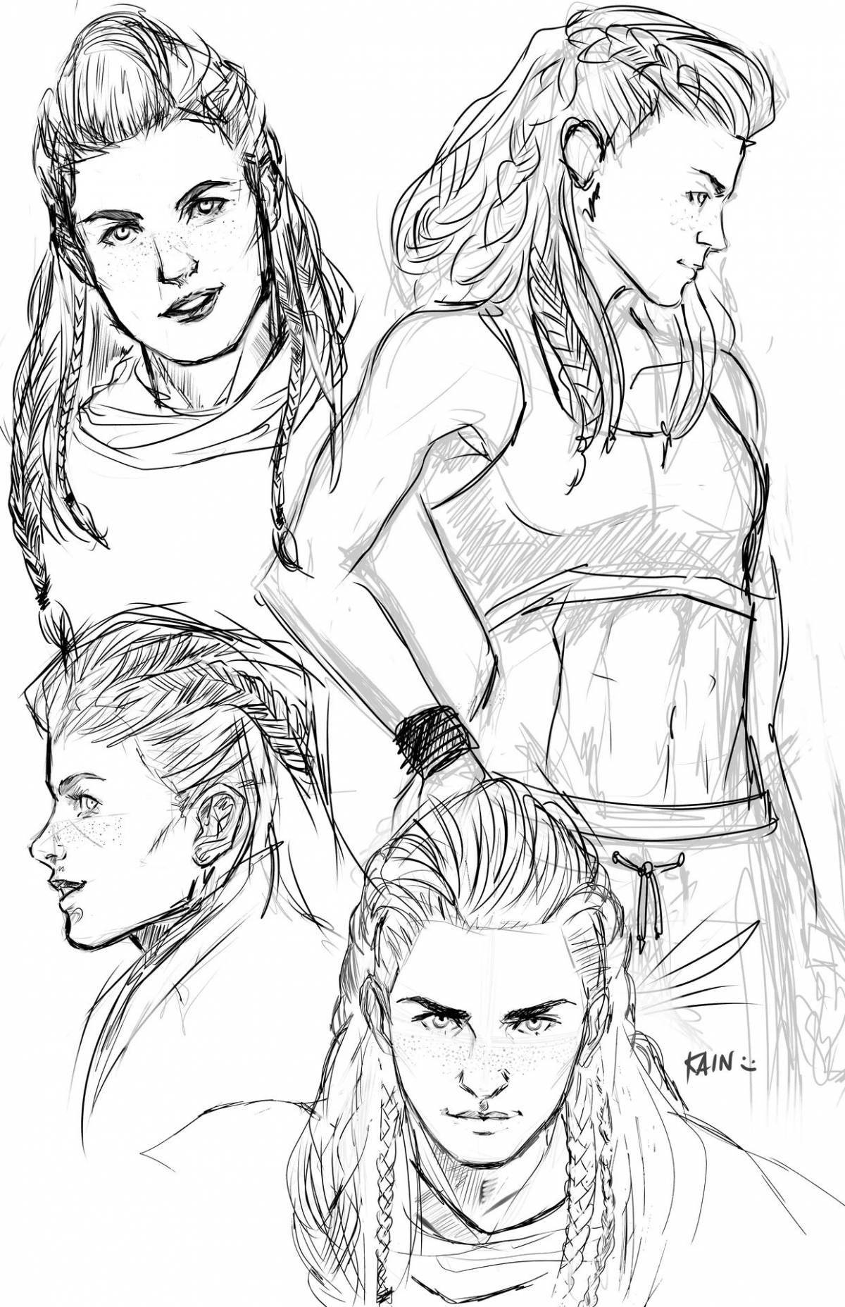 Shining coloring horizon zero dawn