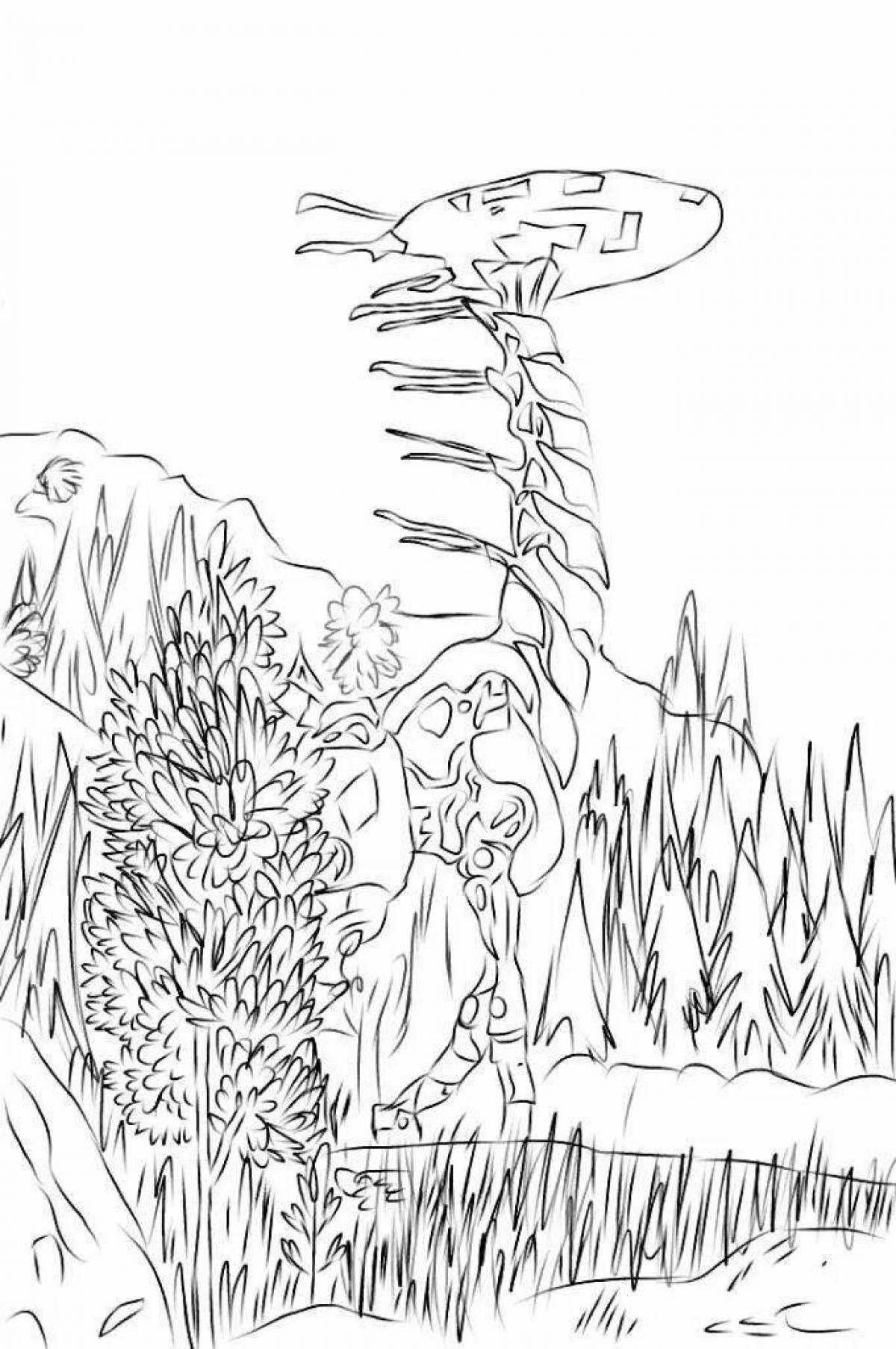 Coloring exalted horizon zero dawn