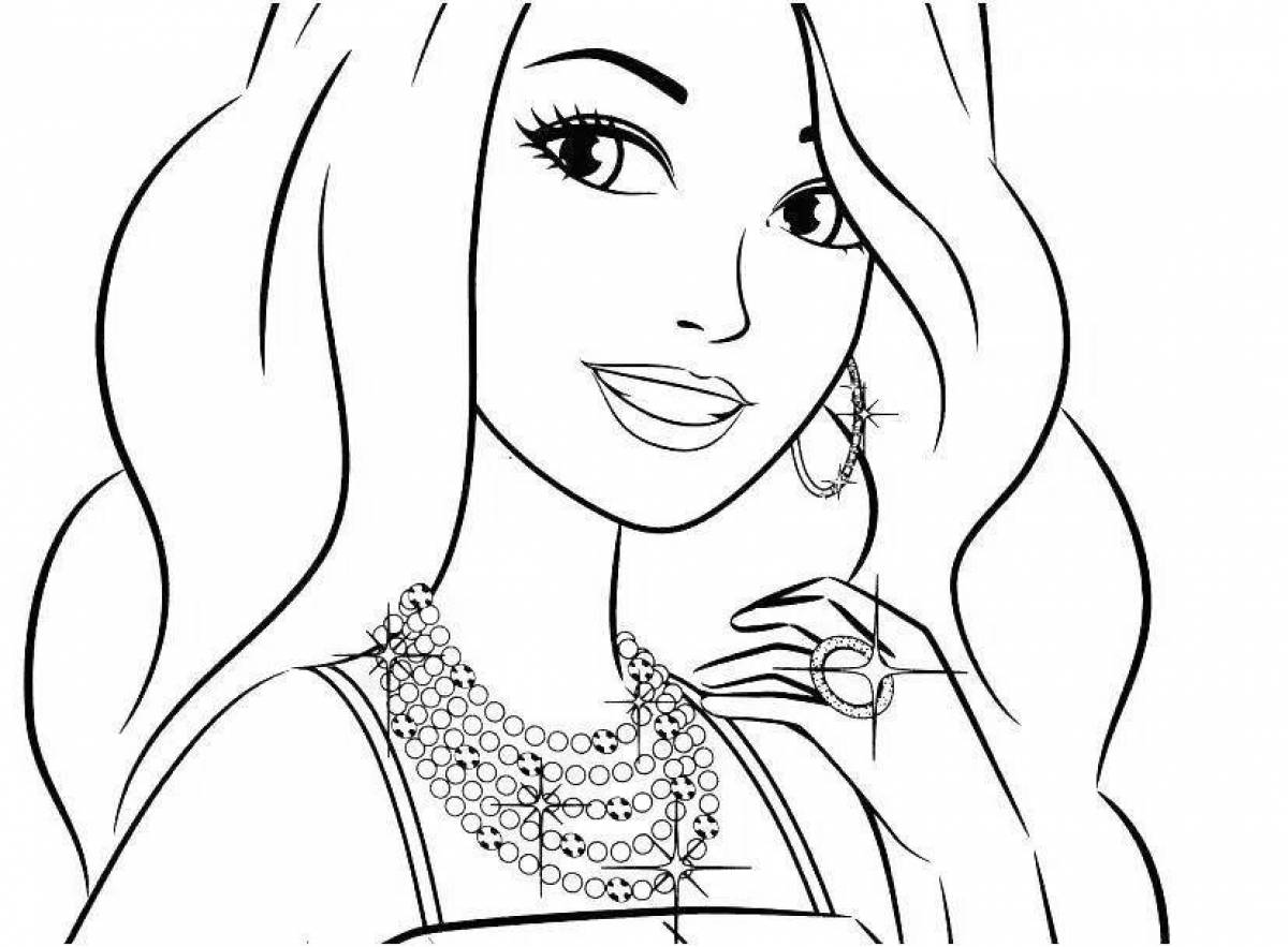 Magic coloring book for girls 9-10 years old