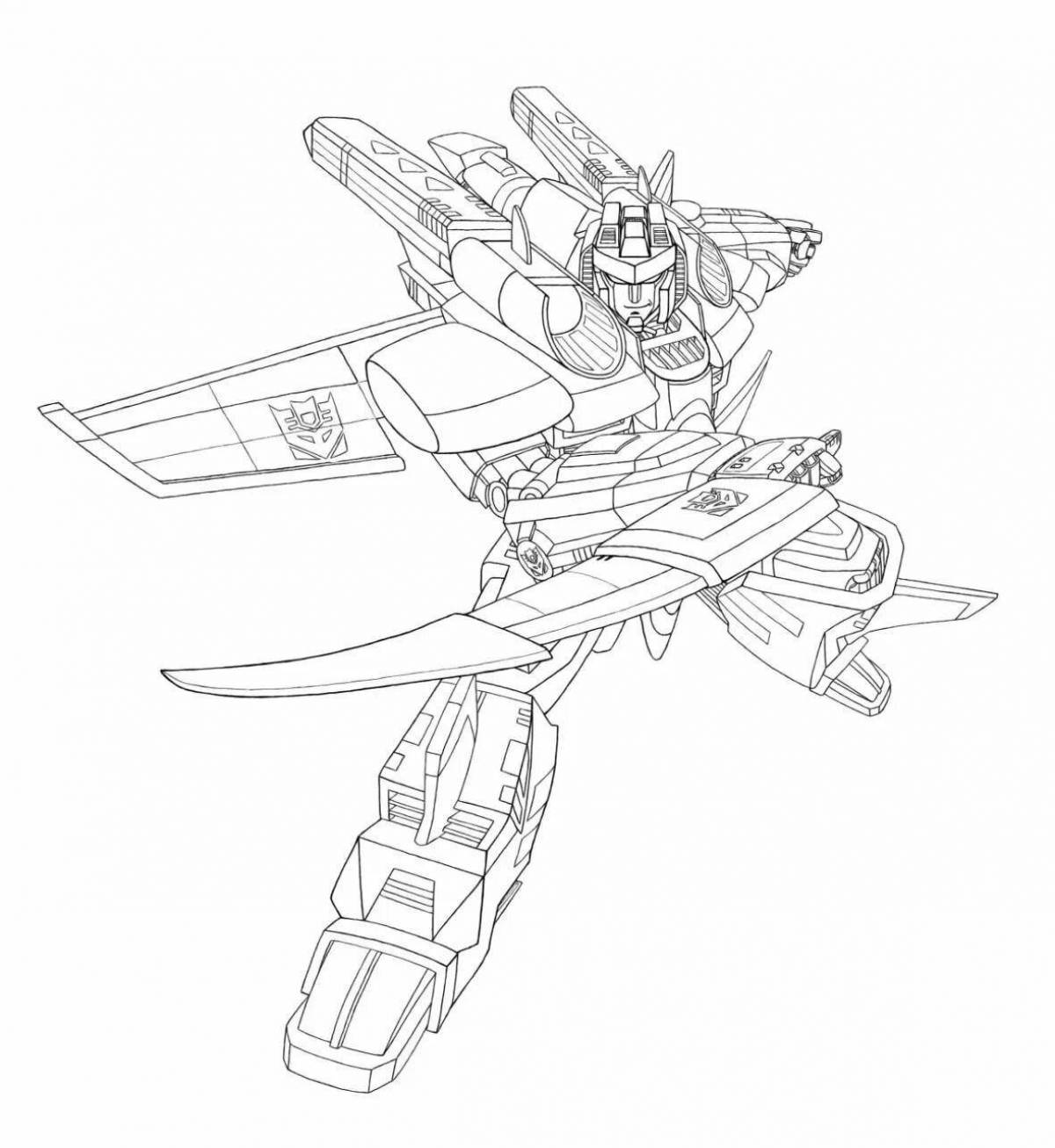 Fine Decepticons coloring book