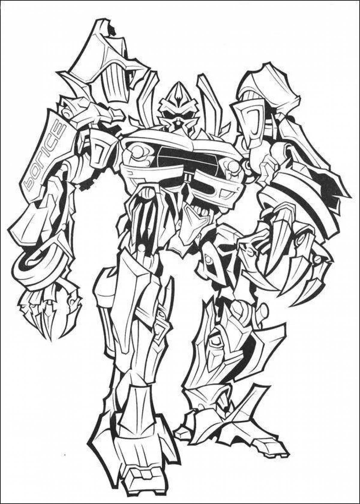 Impressive Decepticon coloring pages