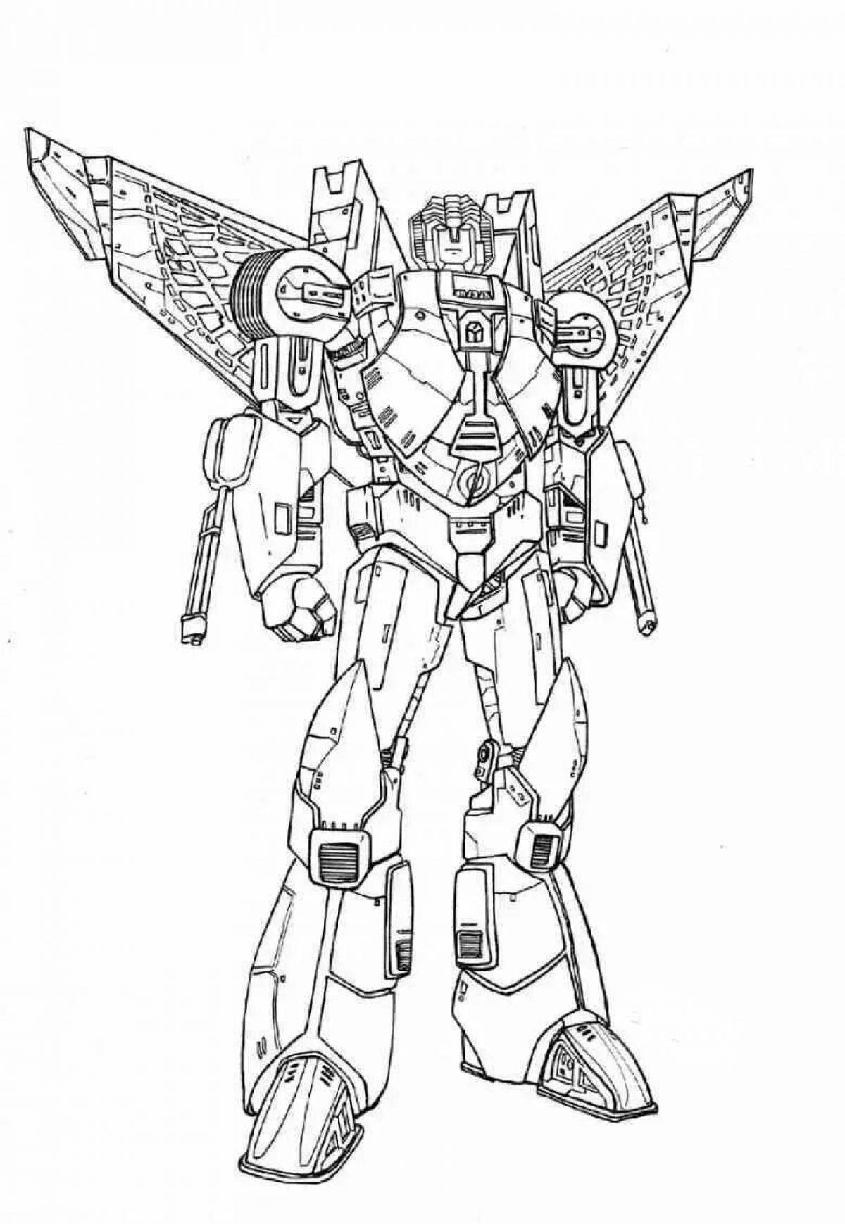 Generous Decepticons coloring page