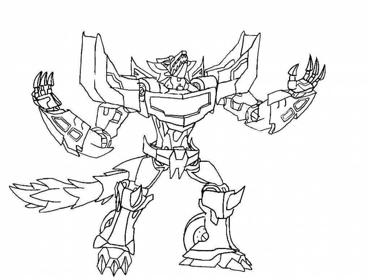 Delicate Decepticon coloring book