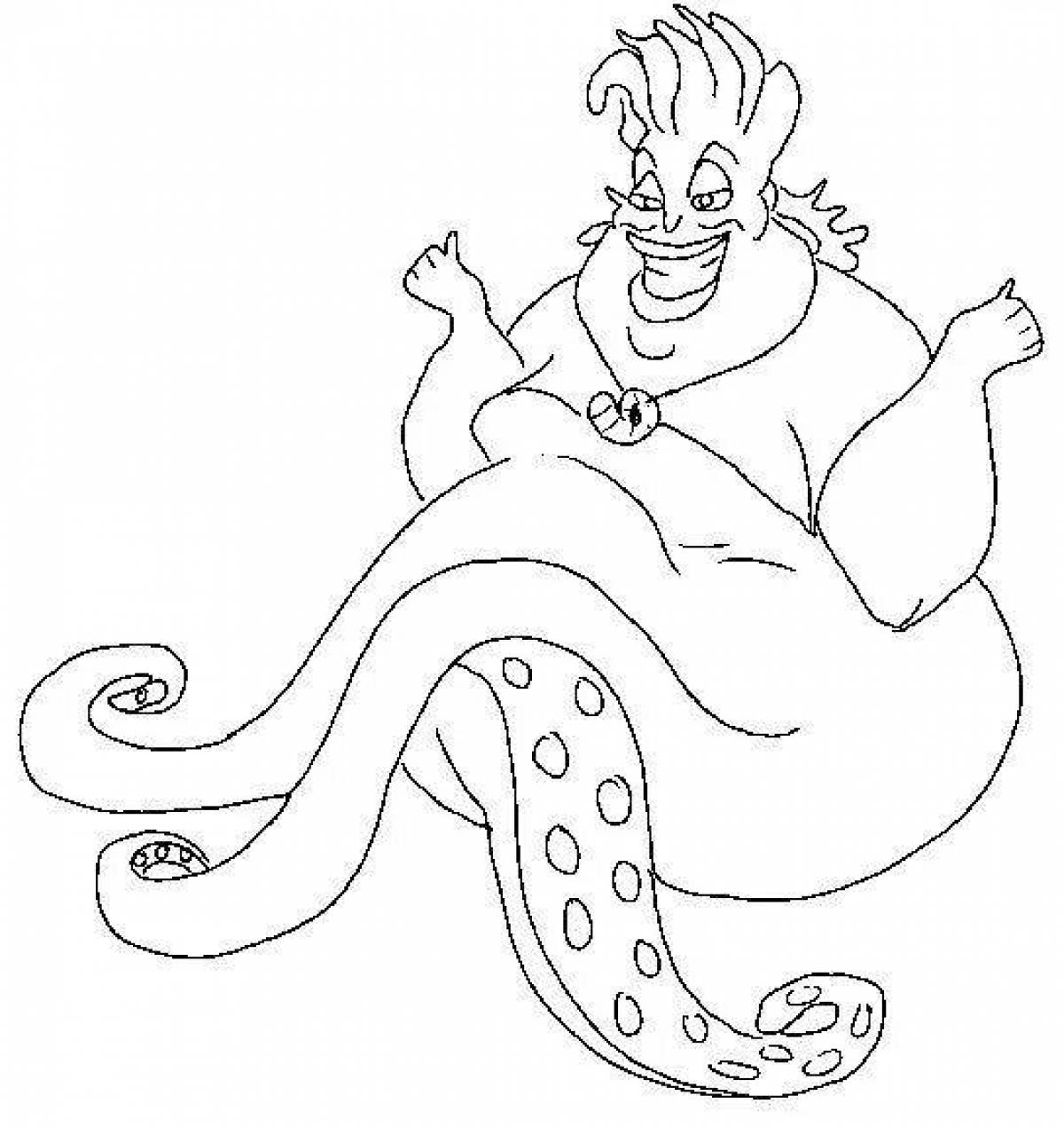 Ursula shining coloring book