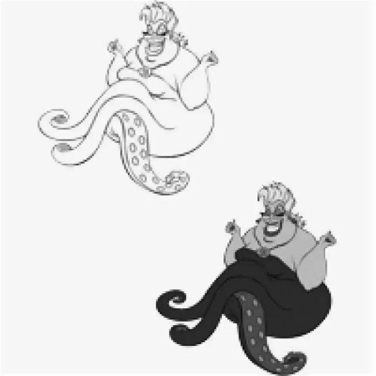 Ursula blooming coloring book