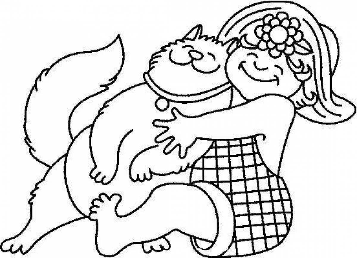 Happy hugs coloring book