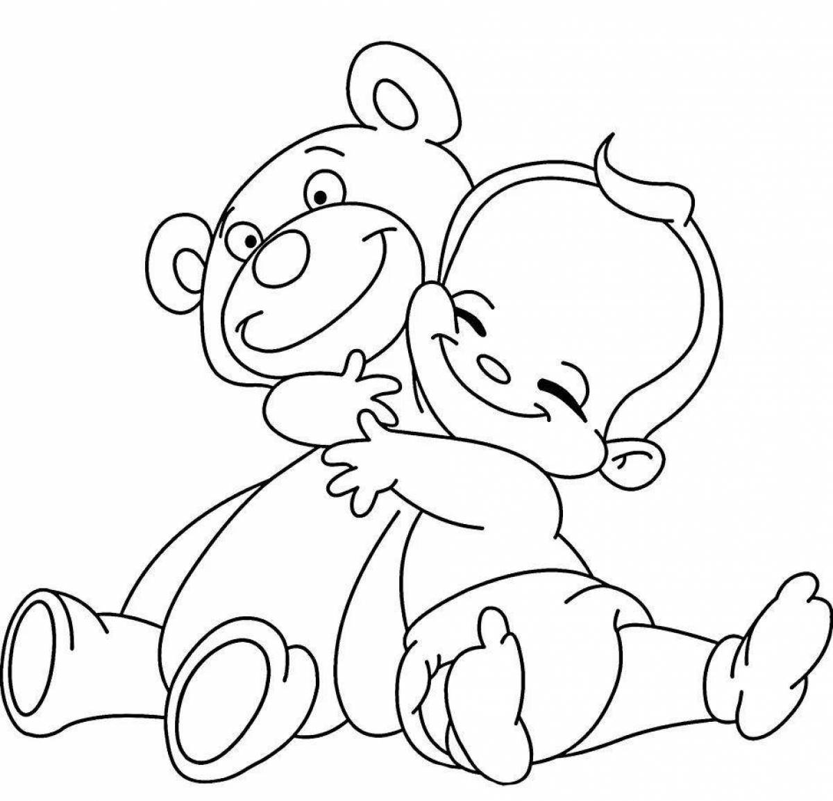Charismatic hugs coloring book
