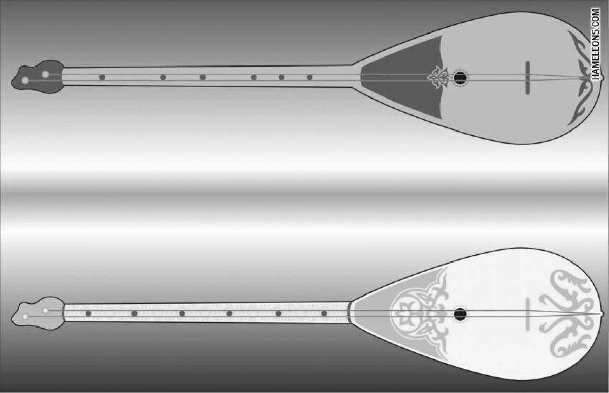 Great dombra coloring