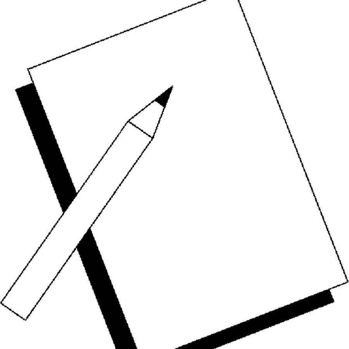 Colour-impregnated coloring paper