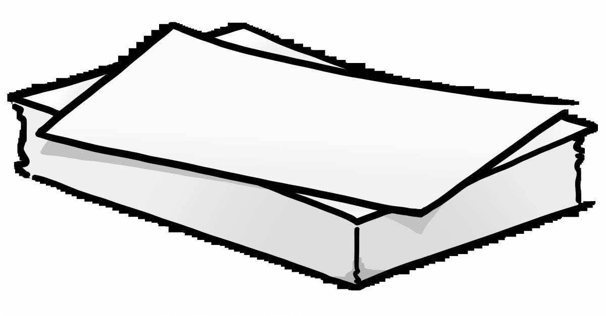 Colorful shining paper for painting