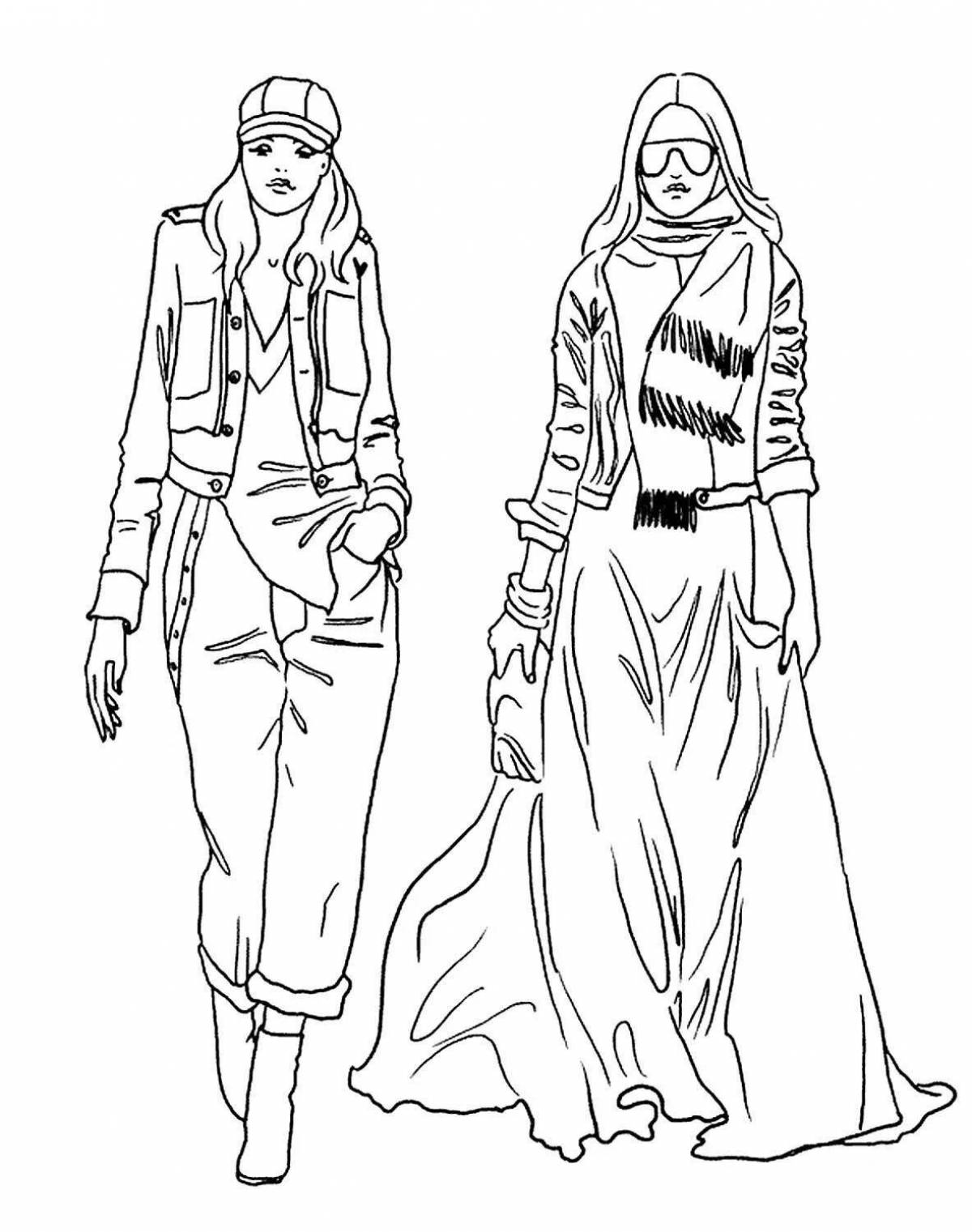 Unique fashion coloring