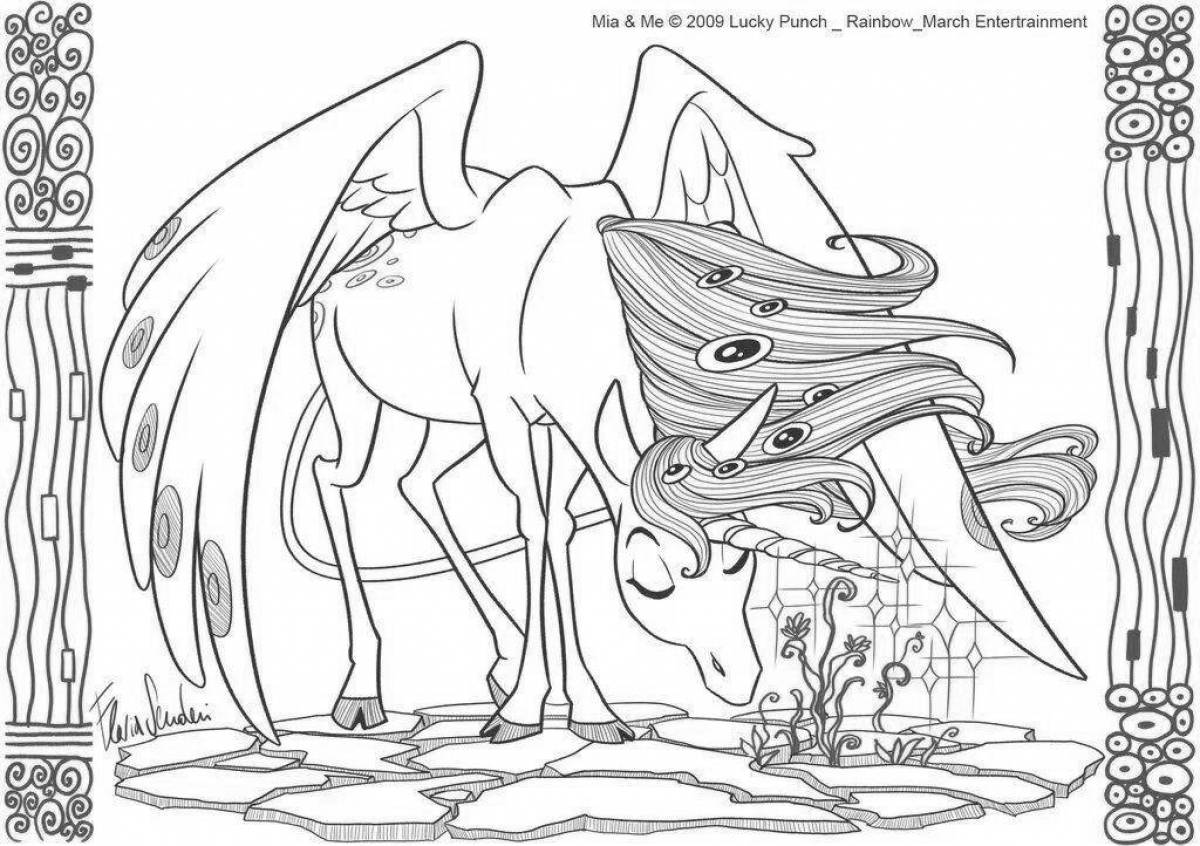 Oncho funny coloring page