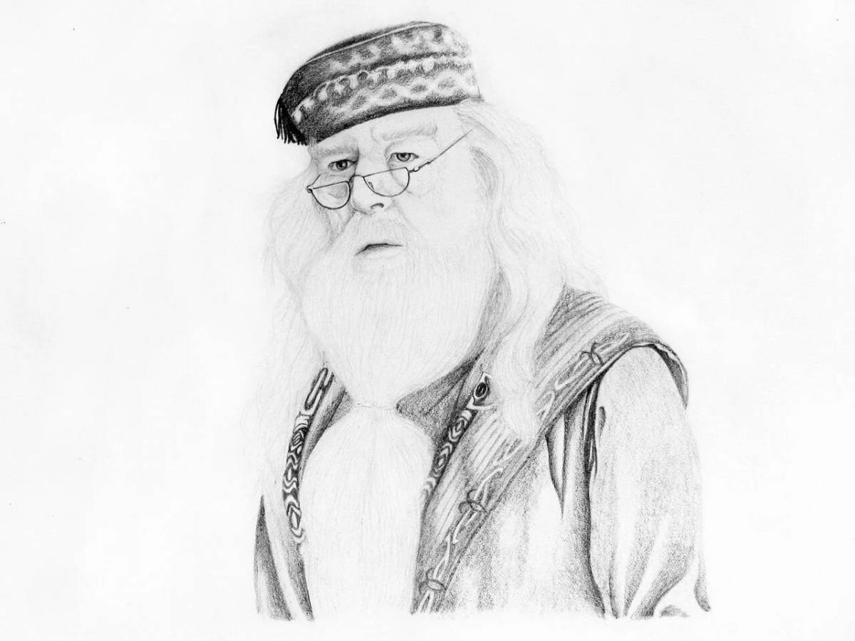 Dumbledore's majestic coloring book