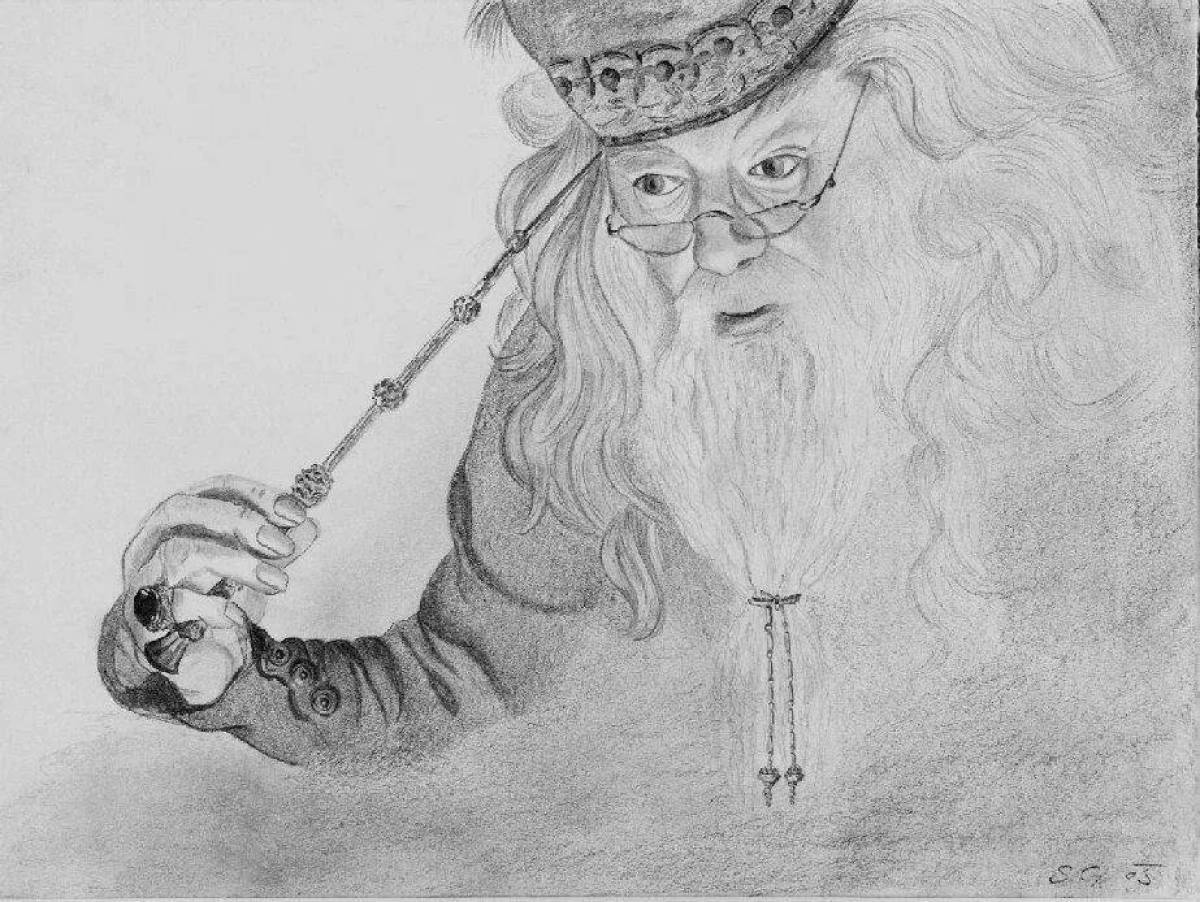 Dumbledore big coloring book