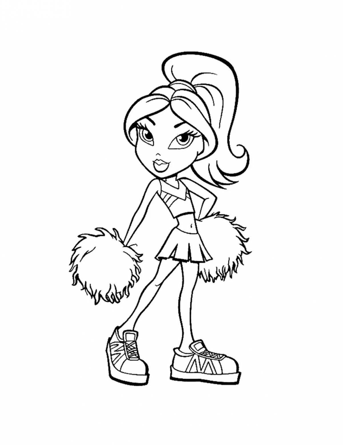 Animated valberis coloring page