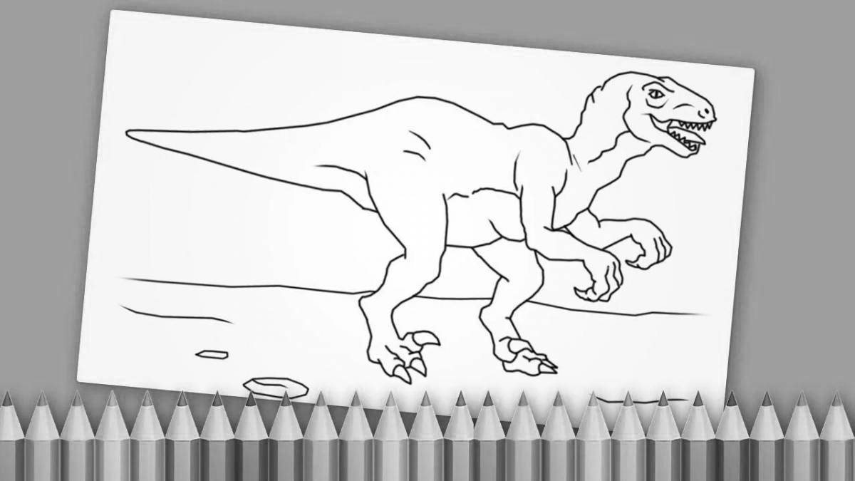 Раскраски онлайн Динозавры