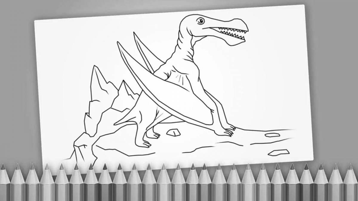 Игра Динозавры Книжка-раскраска онлайн - играть бесплатно, без регистрации