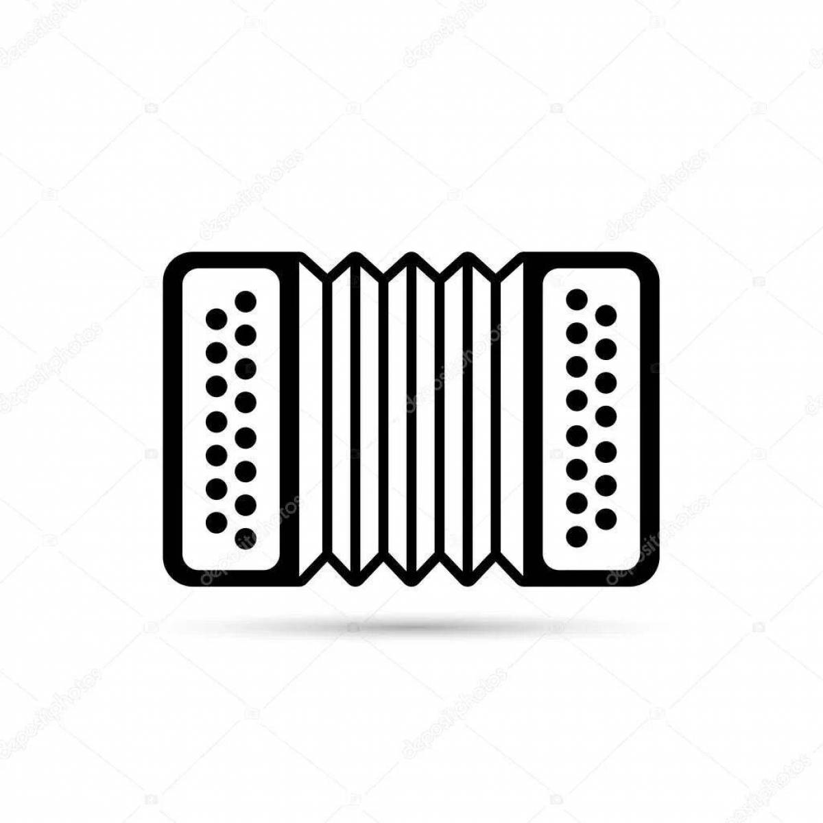 Photo Amazing named accordion musical instruments for little ones