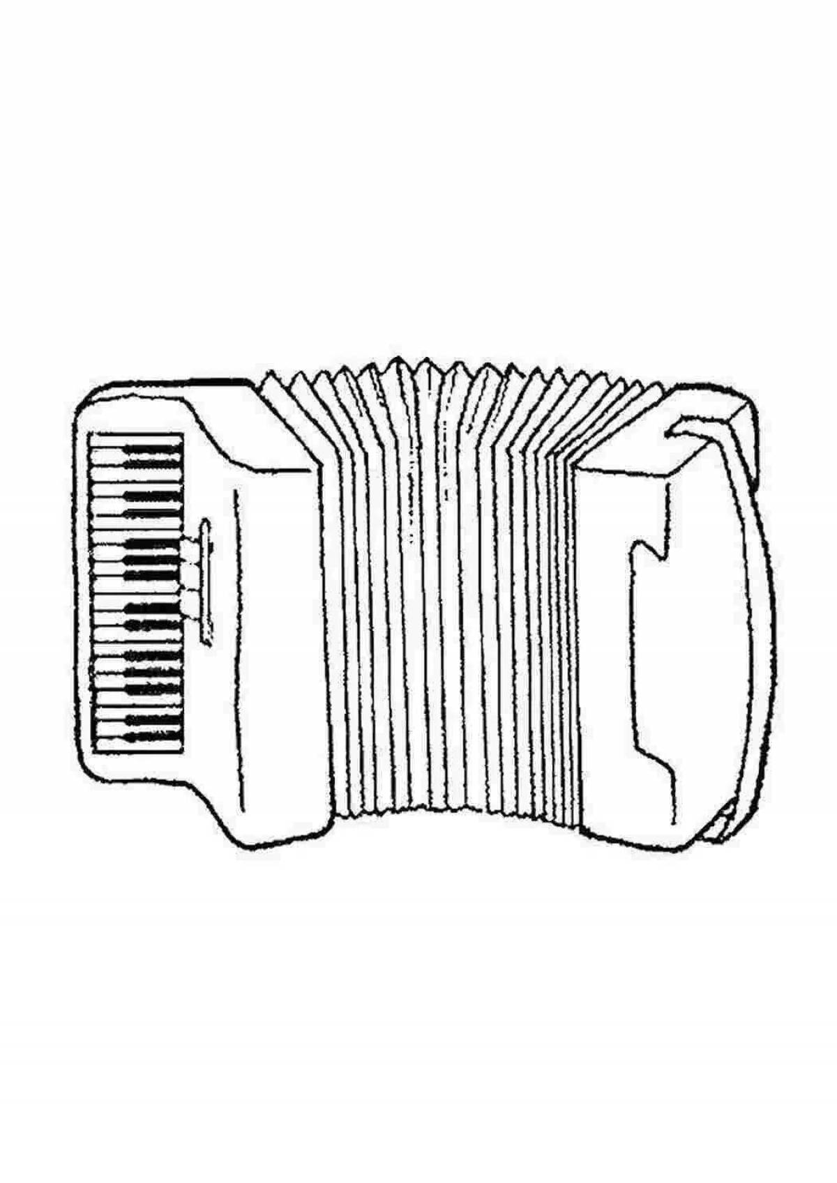 Музыкальные инструменты dazzling button accordion для самых маленьких с этикетками